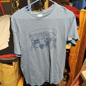 Vintage Blue Camper Graphic Tee